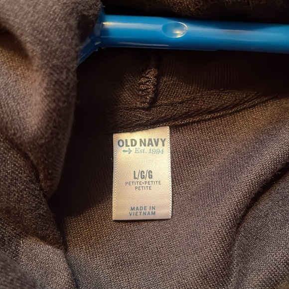 Old Navy black velour hoodie and pant - Picture 2 of 5